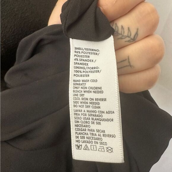 Rebecca Minkoff Mary Metallic Wrap Top - Picture 7 of 8